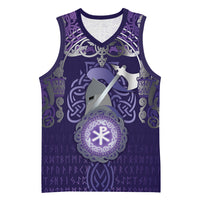 Vikings The Varangian Guard Basketball Jersey Ancient Chi Rho Symbols