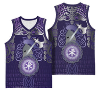 Vikings The Varangian Guard Basketball Jersey Ancient Chi Rho Symbols