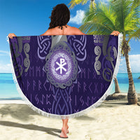 Vikings The Varangian Guard Beach Blanket Ancient Chi Rho Symbols