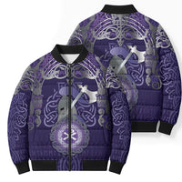 Vikings The Varangian Guard Bomber Puffer Jacket Ancient Chi Rho Symbols