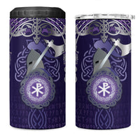 Vikings The Varangian Guard 4 in 1 Can Cooler Tumbler Ancient Chi Rho Symbols
