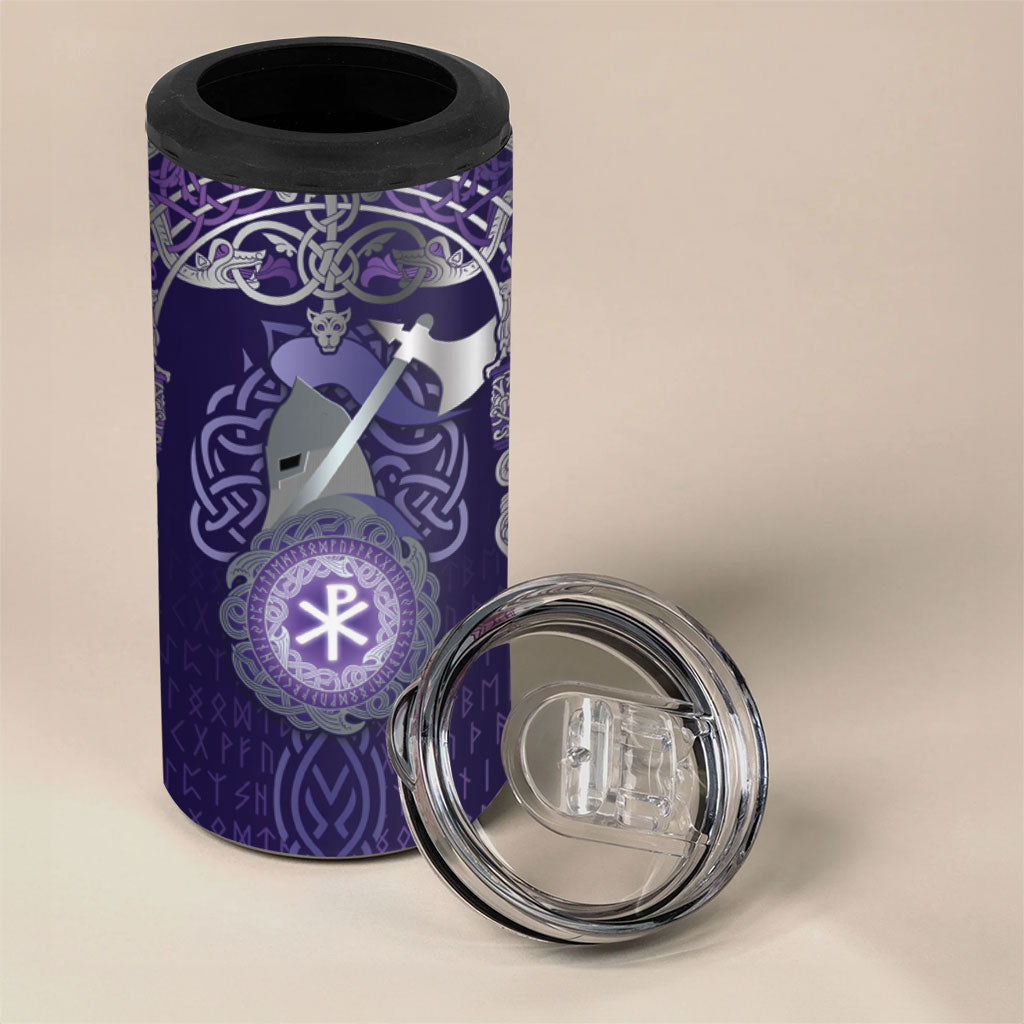 Vikings The Varangian Guard 4 in 1 Can Cooler Tumbler Ancient Chi Rho Symbols