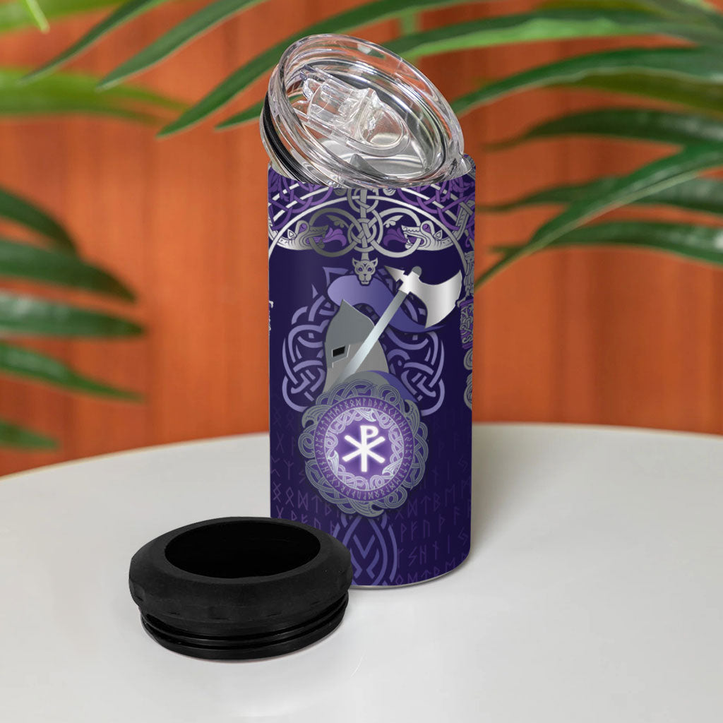 Vikings The Varangian Guard 4 in 1 Can Cooler Tumbler Ancient Chi Rho Symbols