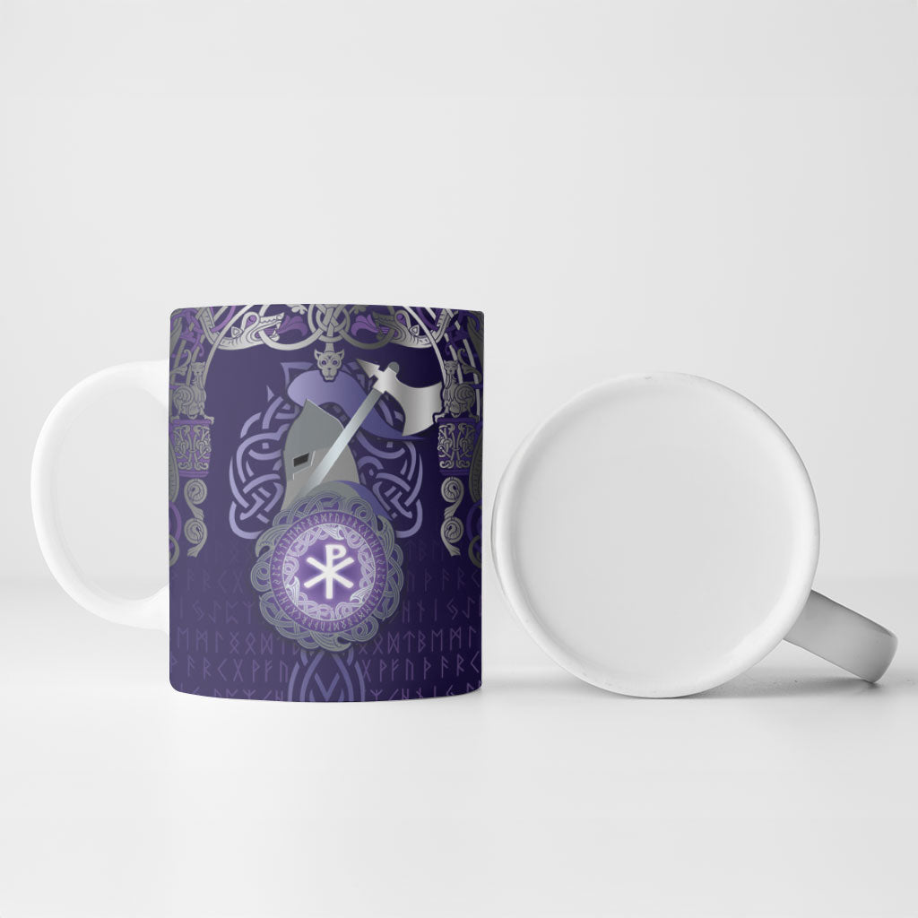 Vikings The Varangian Guard Ceramic Mug Ancient Chi Rho Symbols