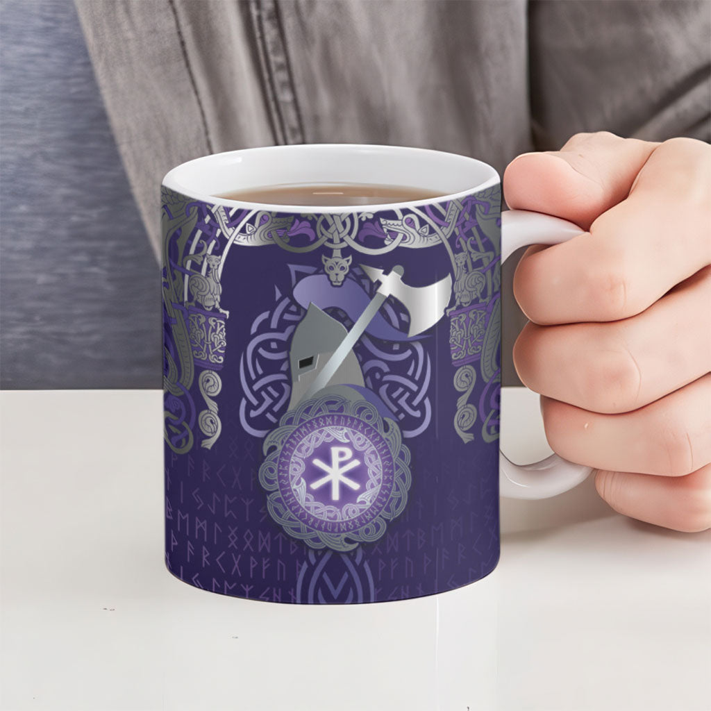 Vikings The Varangian Guard Ceramic Mug Ancient Chi Rho Symbols