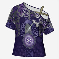 Vikings The Varangian Guard Cross Shoulder Shirt Ancient Chi Rho Symbols