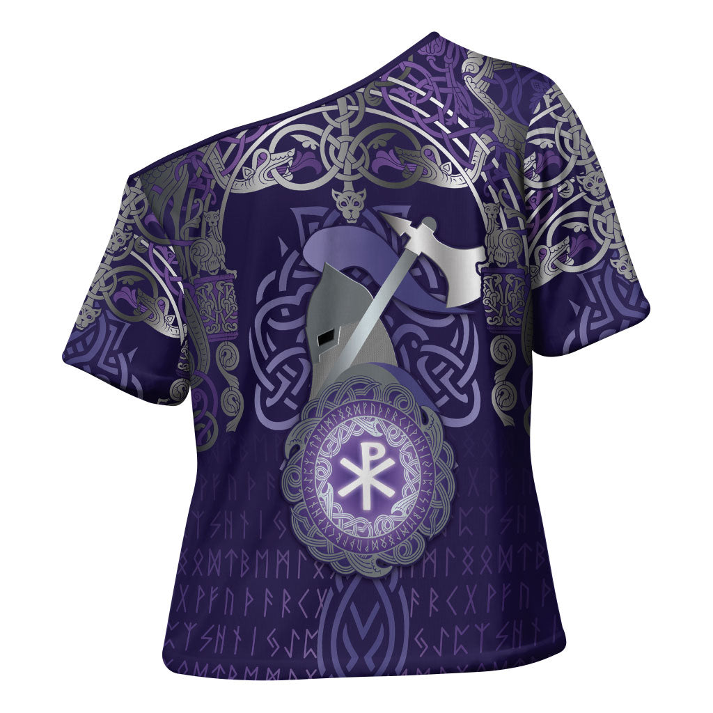 Vikings The Varangian Guard Cross Shoulder Shirt Ancient Chi Rho Symbols