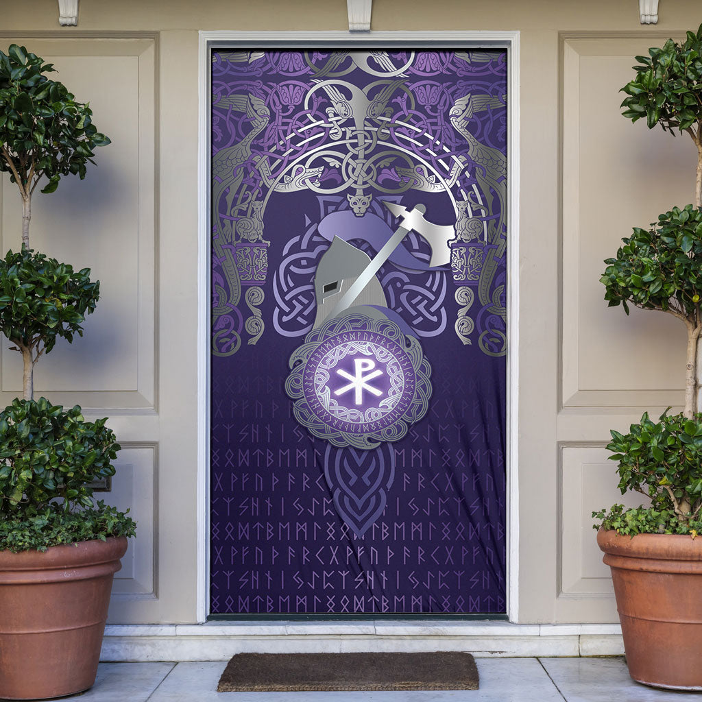 Vikings The Varangian Guard Door Cover Ancient Chi Rho Symbols