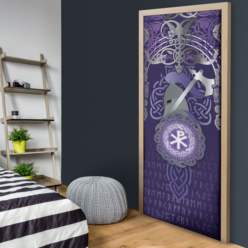 Vikings The Varangian Guard Door Cover Ancient Chi Rho Symbols