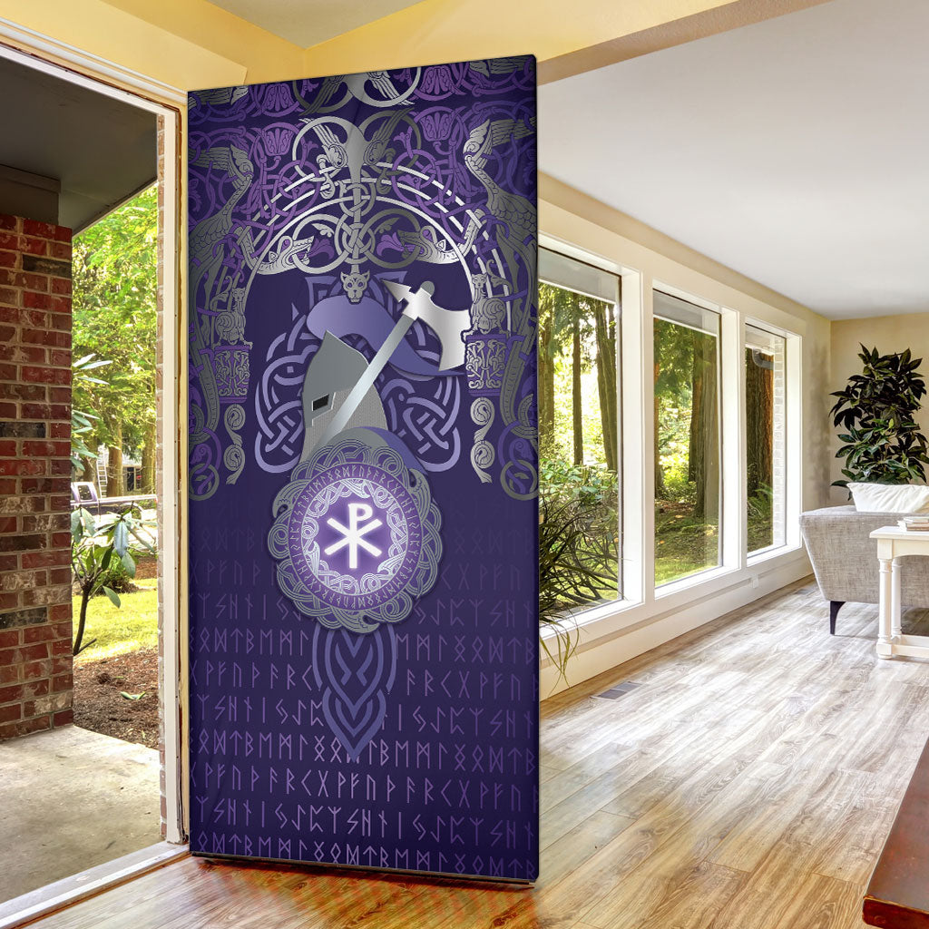 Vikings The Varangian Guard Door Cover Ancient Chi Rho Symbols