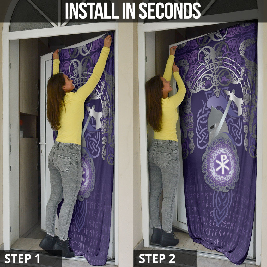 Vikings The Varangian Guard Door Cover Ancient Chi Rho Symbols
