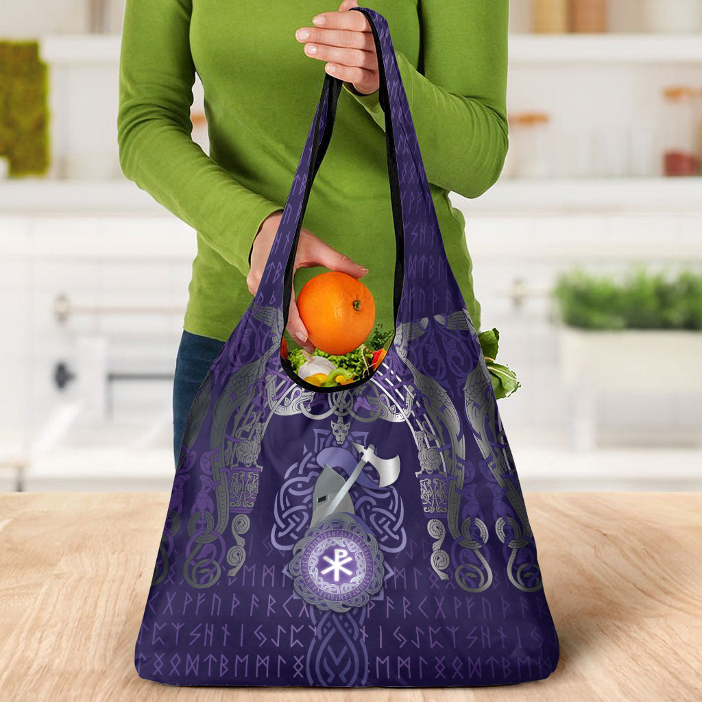 Vikings The Varangian Guard Grocery Bag Ancient Chi Rho Symbols