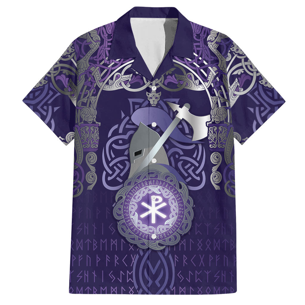Vikings The Varangian Guard Hawaiian Shirt Ancient Chi Rho Symbols