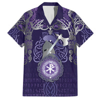 Vikings The Varangian Guard Hawaiian Shirt Ancient Chi Rho Symbols