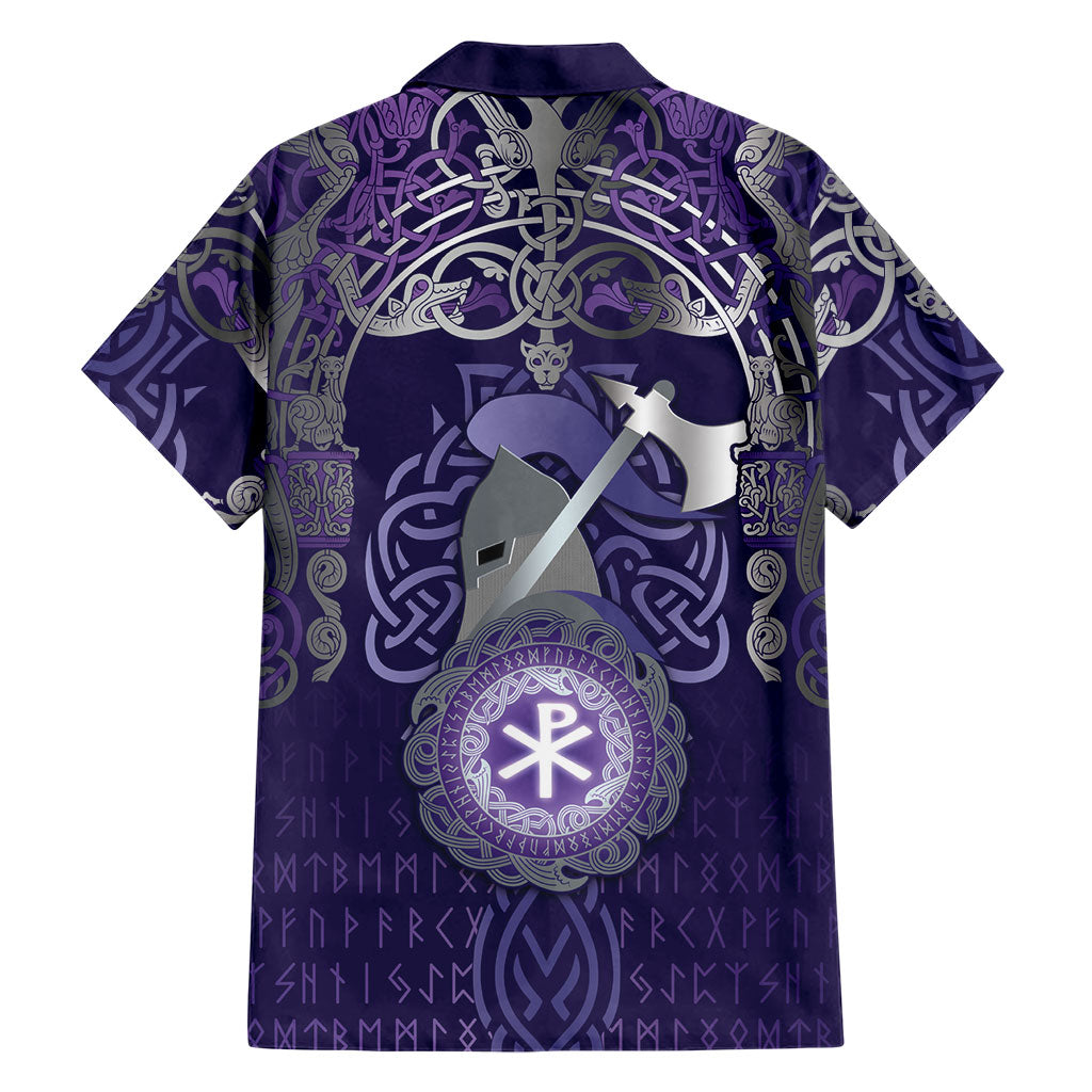 Vikings The Varangian Guard Hawaiian Shirt Ancient Chi Rho Symbols