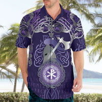 Vikings The Varangian Guard Hawaiian Shirt Ancient Chi Rho Symbols