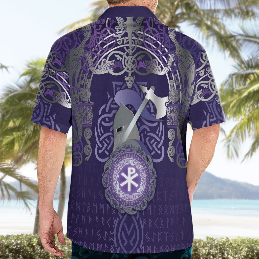 Vikings The Varangian Guard Hawaiian Shirt Ancient Chi Rho Symbols