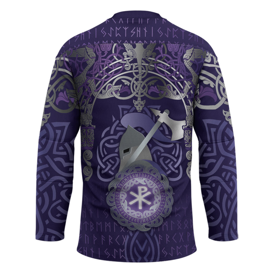Vikings The Varangian Guard Hockey Jersey Ancient Chi Rho Symbols