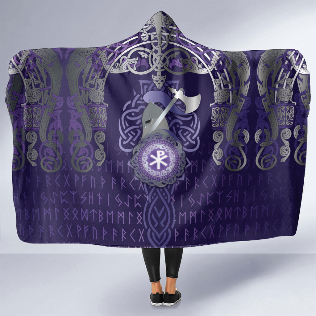 Vikings The Varangian Guard Hooded Blanket Ancient Chi Rho Symbols