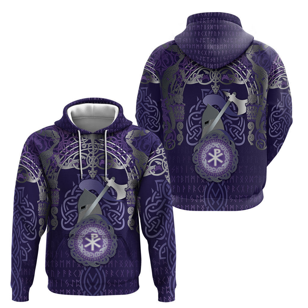 Vikings The Varangian Guard Hoodie Ancient Chi Rho Symbols