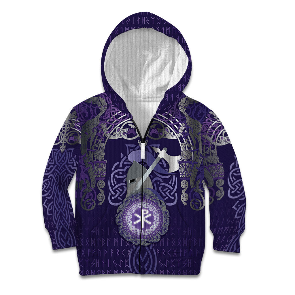 Vikings The Varangian Guard Kid Hoodie Ancient Chi Rho Symbols