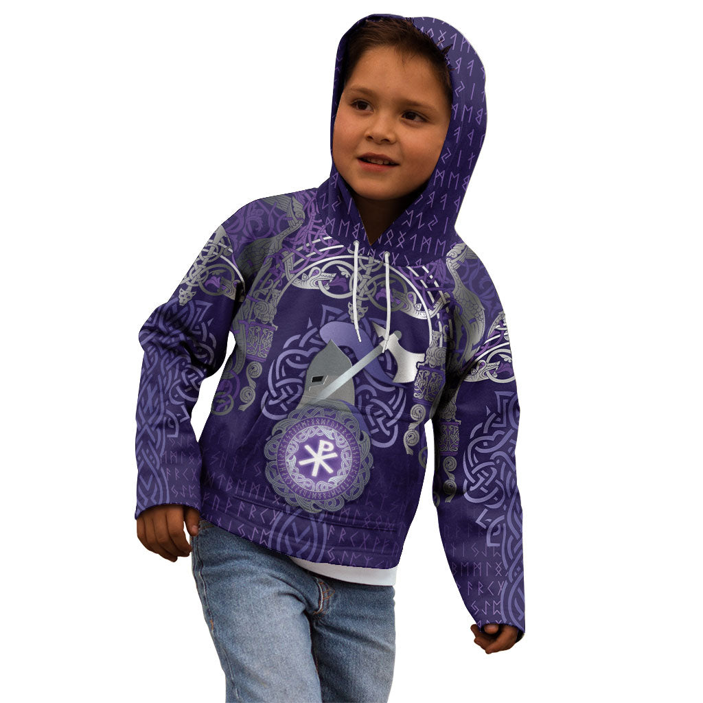 Vikings The Varangian Guard Kid Hoodie Ancient Chi Rho Symbols