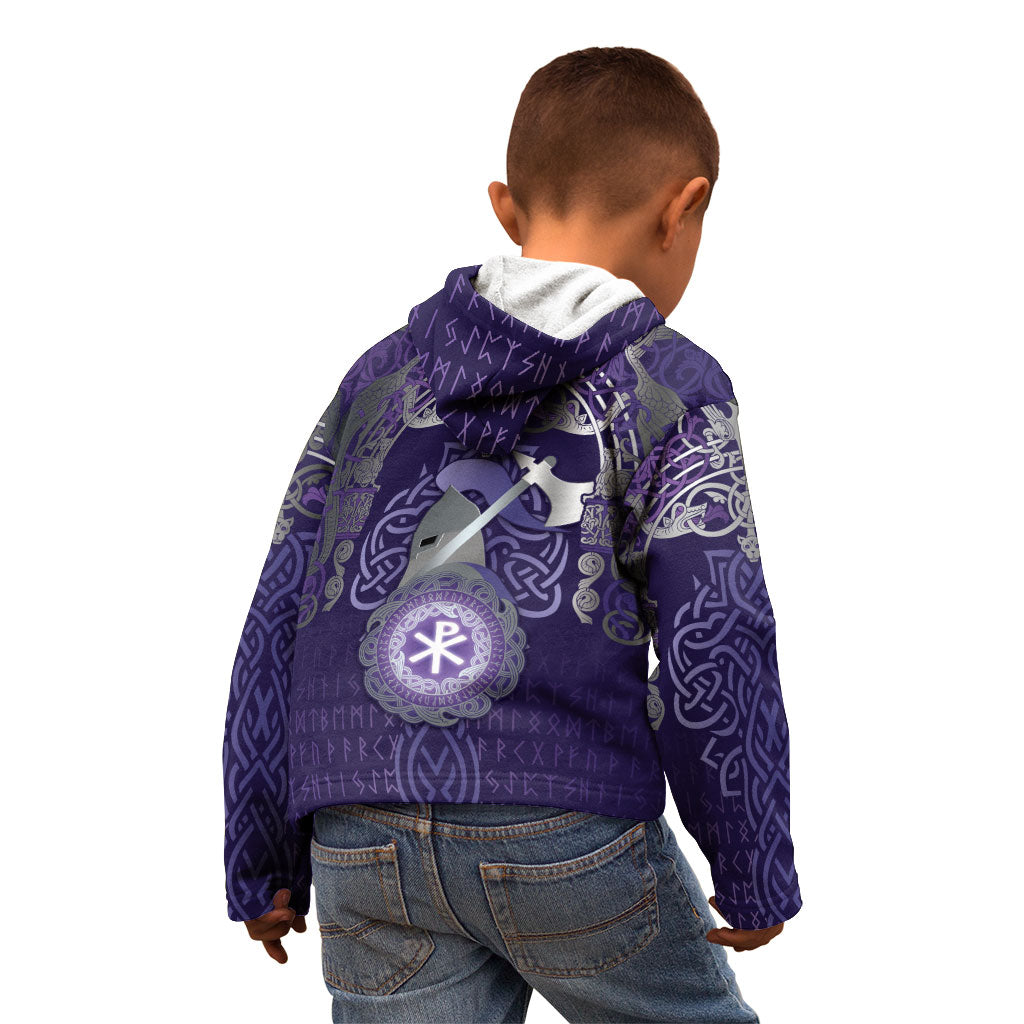 Vikings The Varangian Guard Kid Hoodie Ancient Chi Rho Symbols