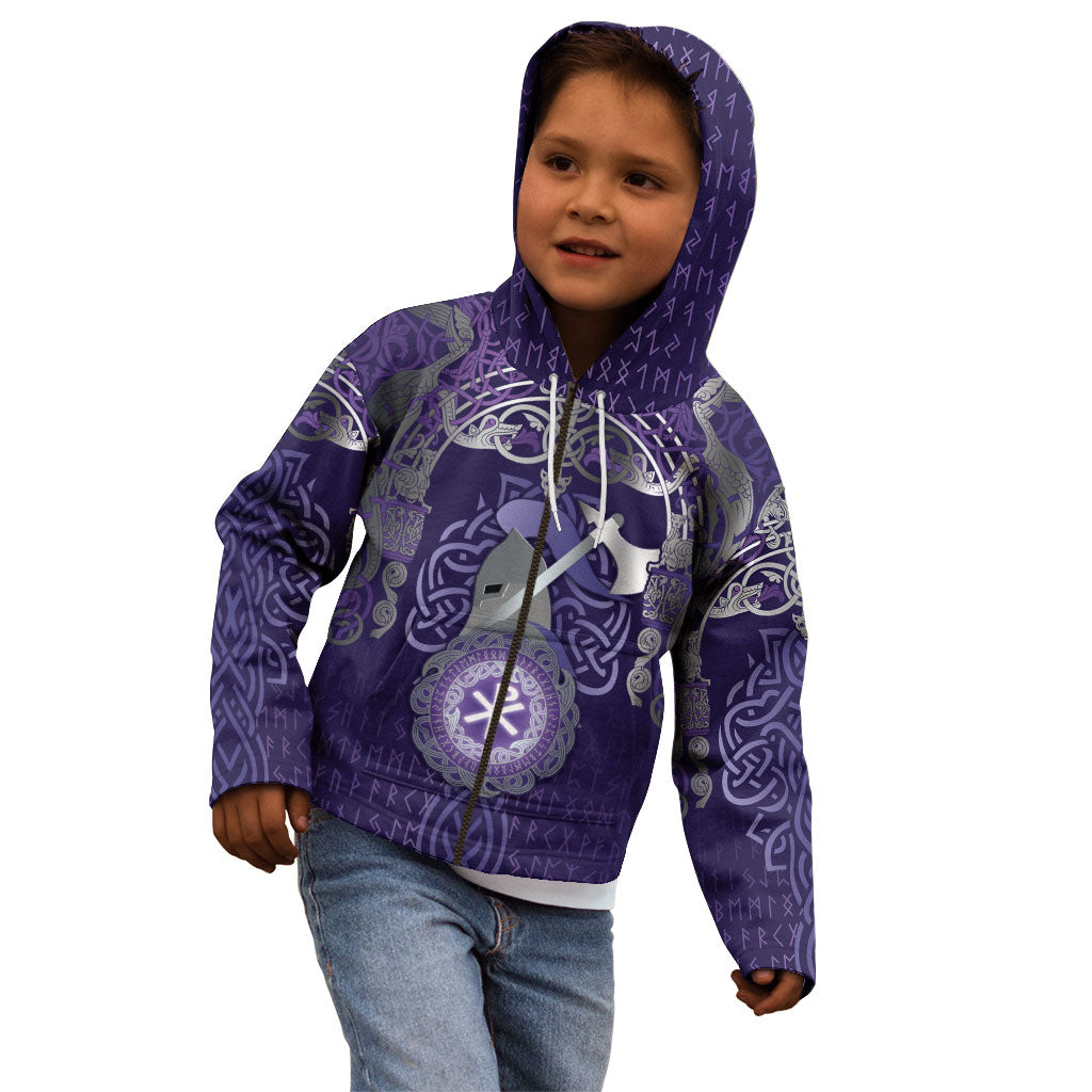 Vikings The Varangian Guard Kid Hoodie Ancient Chi Rho Symbols