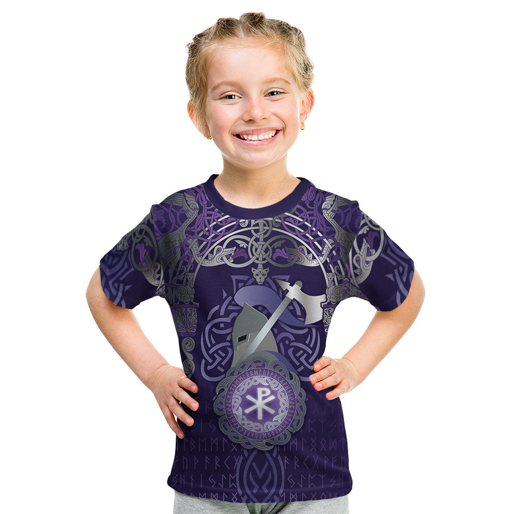 Vikings The Varangian Guard Kid T Shirt Ancient Chi Rho Symbols