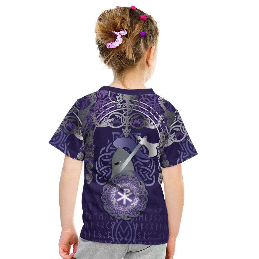 Vikings The Varangian Guard Kid T Shirt Ancient Chi Rho Symbols