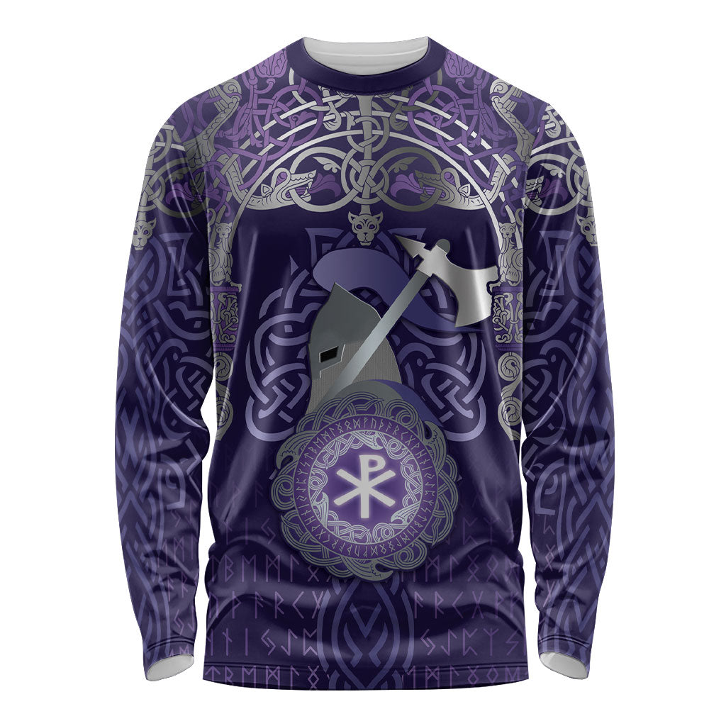 Vikings The Varangian Guard Long Sleeve Shirt Ancient Chi Rho Symbols