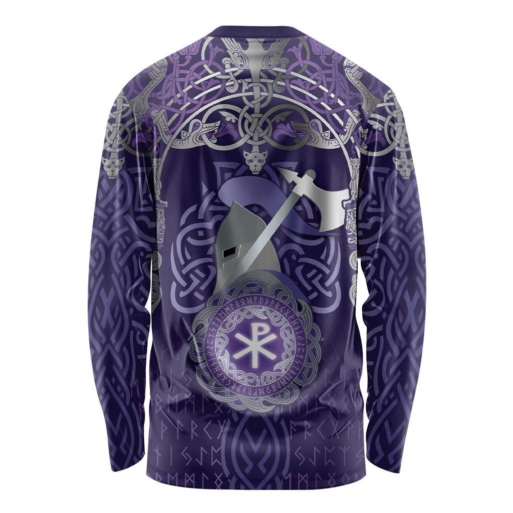 Vikings The Varangian Guard Long Sleeve Shirt Ancient Chi Rho Symbols