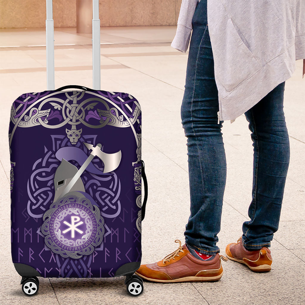 Vikings The Varangian Guard Luggage Cover Ancient Chi Rho Symbols