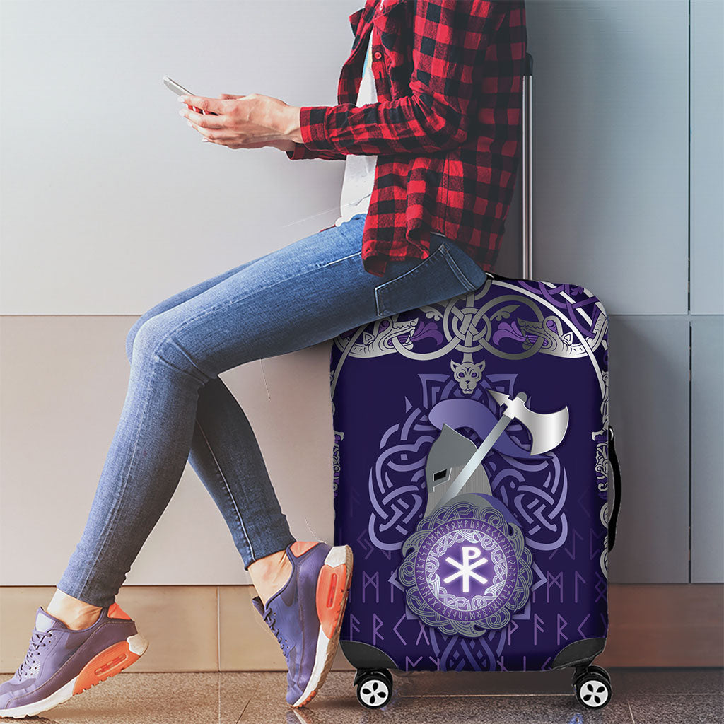 Vikings The Varangian Guard Luggage Cover Ancient Chi Rho Symbols
