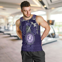 Vikings The Varangian Guard Men Tank Top Ancient Chi Rho Symbols