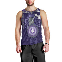 Vikings The Varangian Guard Men Tank Top Ancient Chi Rho Symbols