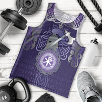 Vikings The Varangian Guard Men Tank Top Ancient Chi Rho Symbols