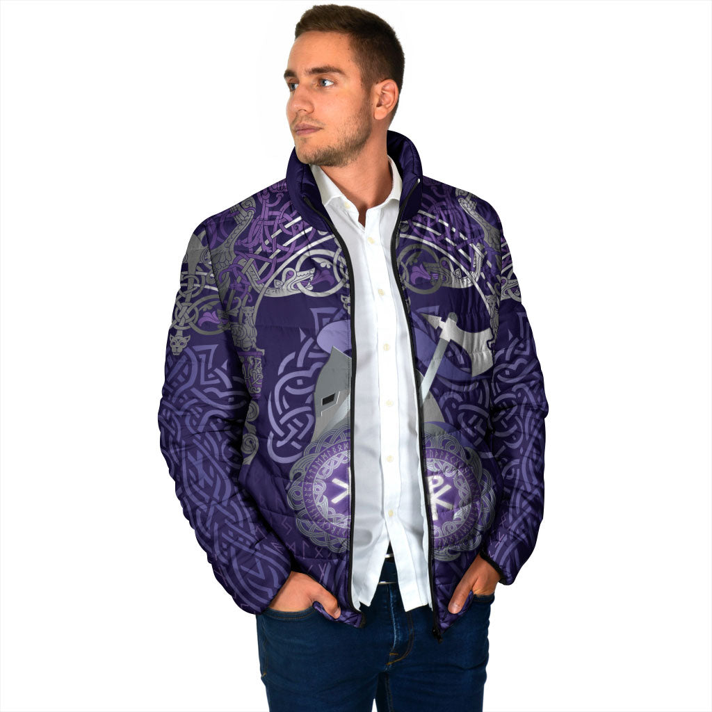 Vikings The Varangian Guard Padded Jacket Ancient Chi Rho Symbols