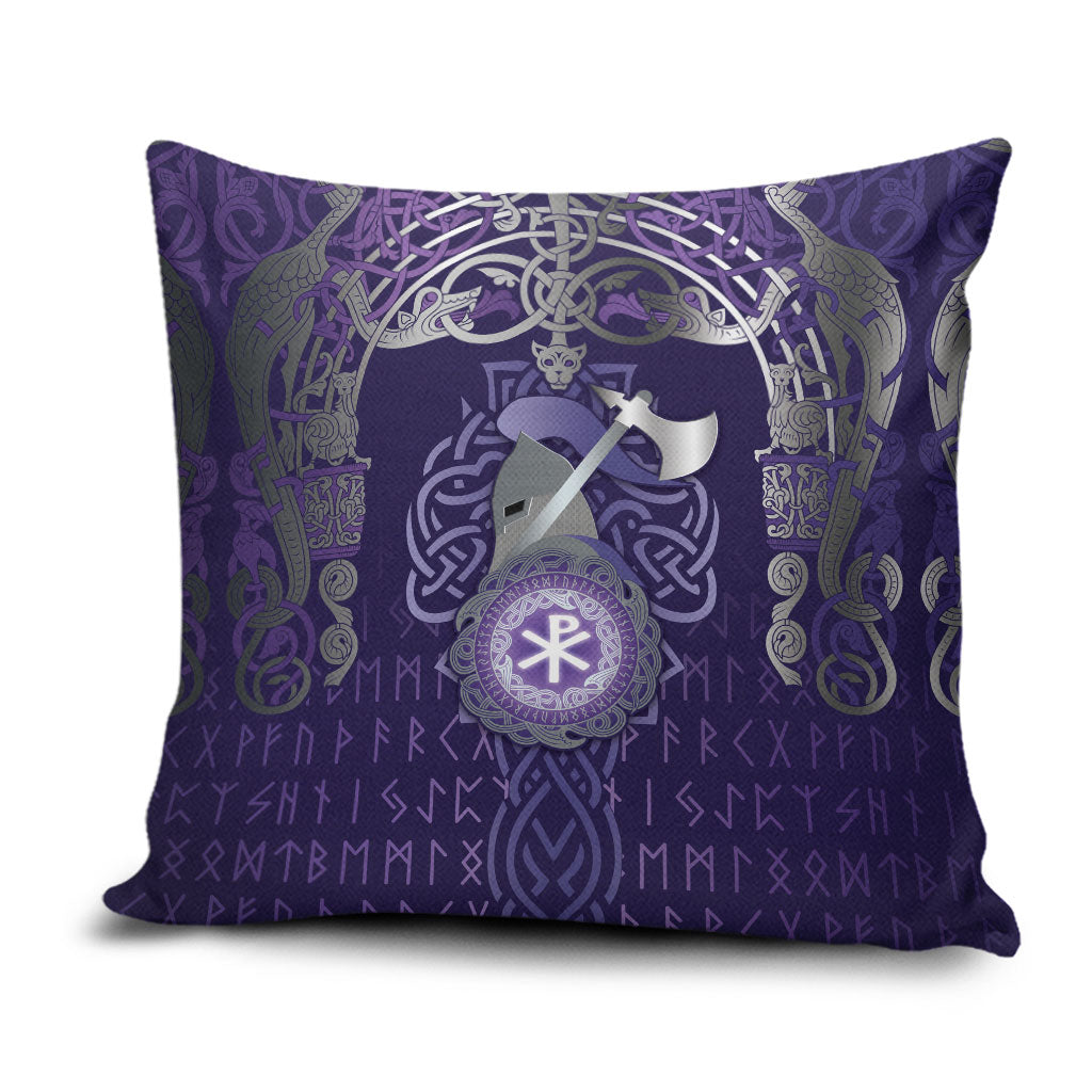 Vikings The Varangian Guard Pillow Cover Ancient Chi Rho Symbols