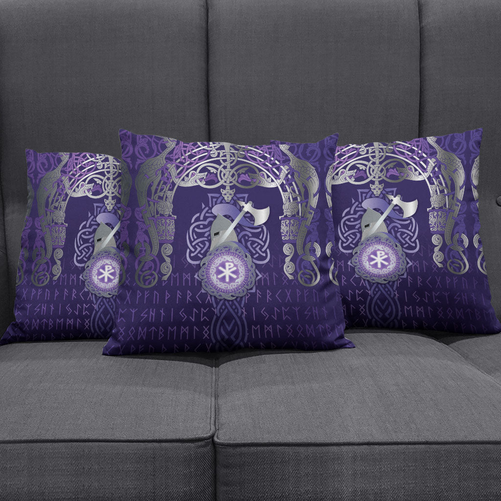 Vikings The Varangian Guard Pillow Cover Ancient Chi Rho Symbols