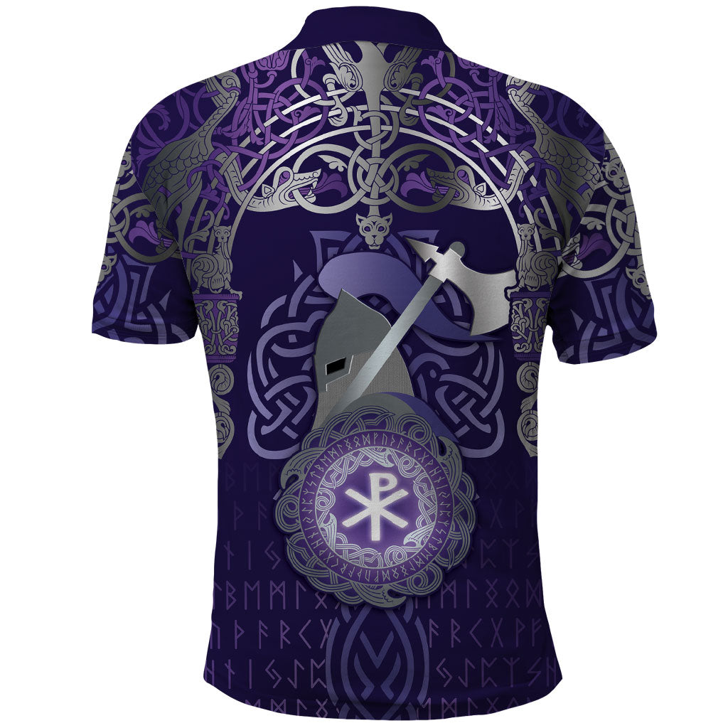 Vikings The Varangian Guard Polo Shirt Ancient Chi Rho Symbols