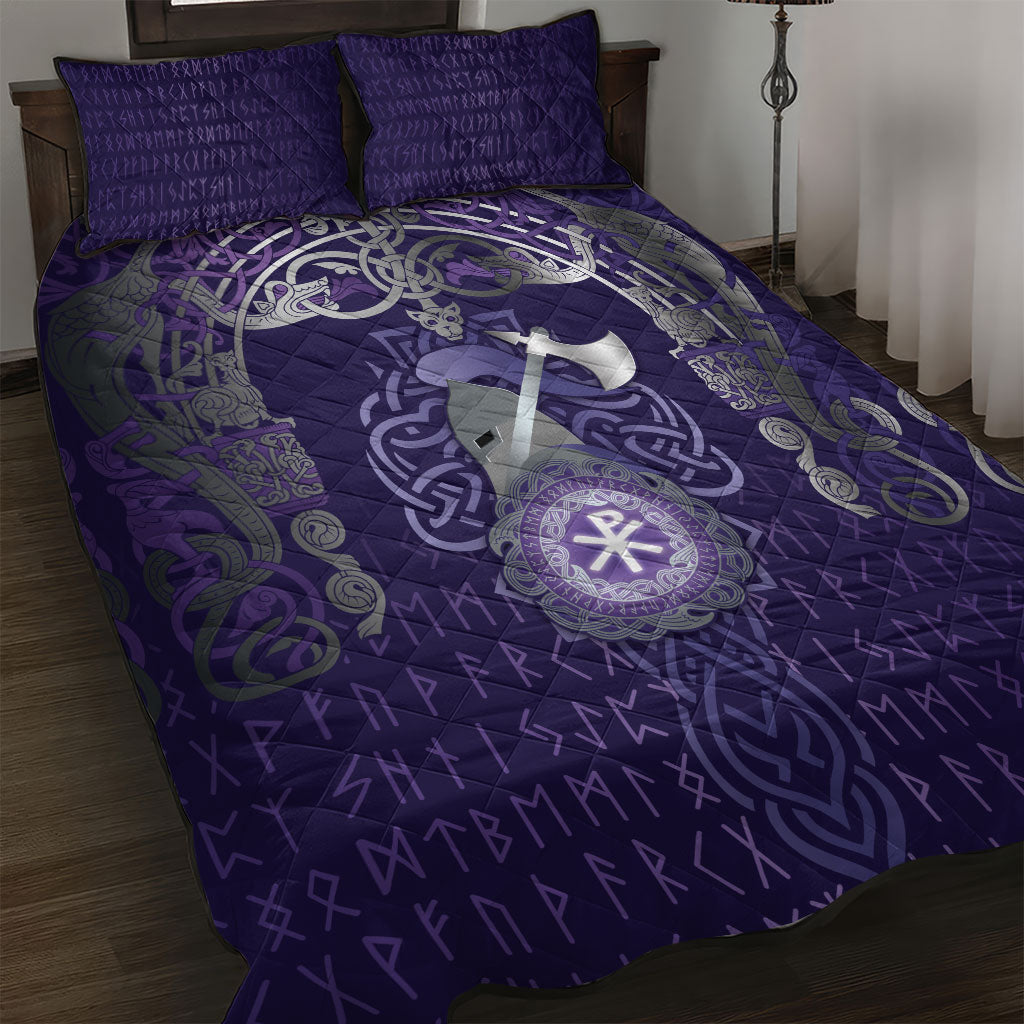 Vikings The Varangian Guard Quilt Bed Set Ancient Chi Rho Symbols
