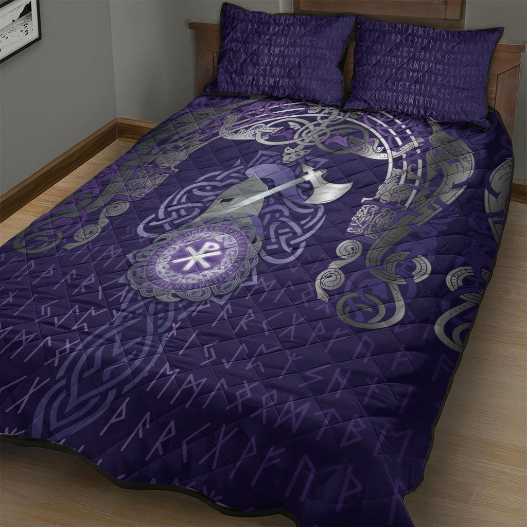 Vikings The Varangian Guard Quilt Bed Set Ancient Chi Rho Symbols