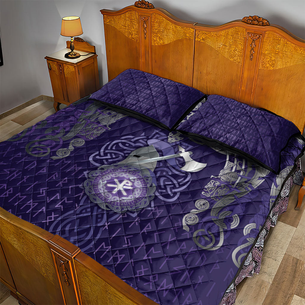 Vikings The Varangian Guard Quilt Bed Set Ancient Chi Rho Symbols