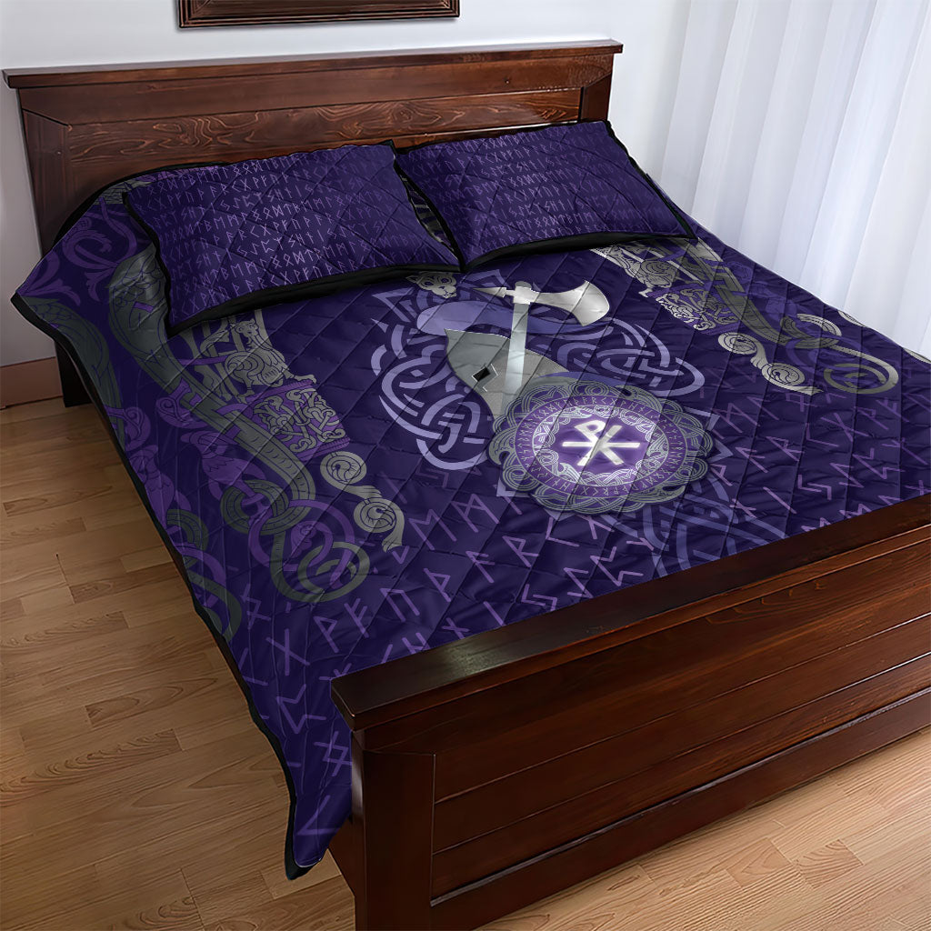 Vikings The Varangian Guard Quilt Bed Set Ancient Chi Rho Symbols