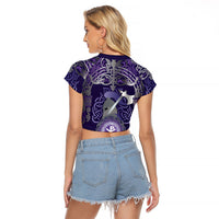 Vikings The Varangian Guard Raglan Cropped T Shirt Ancient Chi Rho Symbols