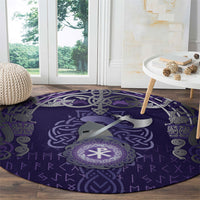 Vikings The Varangian Guard Round Carpet Ancient Chi Rho Symbols