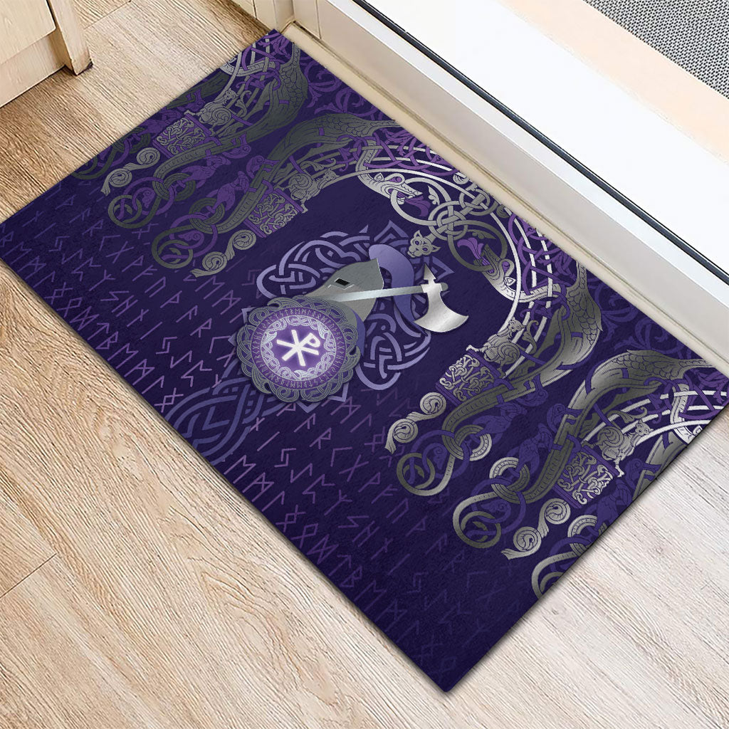 Vikings The Varangian Guard Rubber Doormat Ancient Chi Rho Symbols