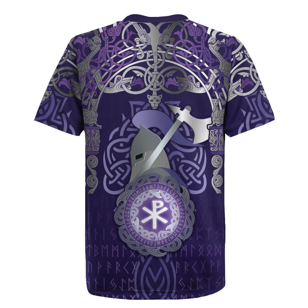 Vikings The Varangian Guard Rugby Jersey Ancient Chi Rho Symbols