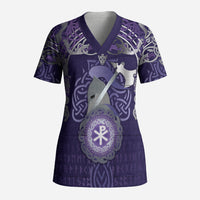 Vikings The Varangian Guard Scrub Top Ancient Chi Rho Symbols